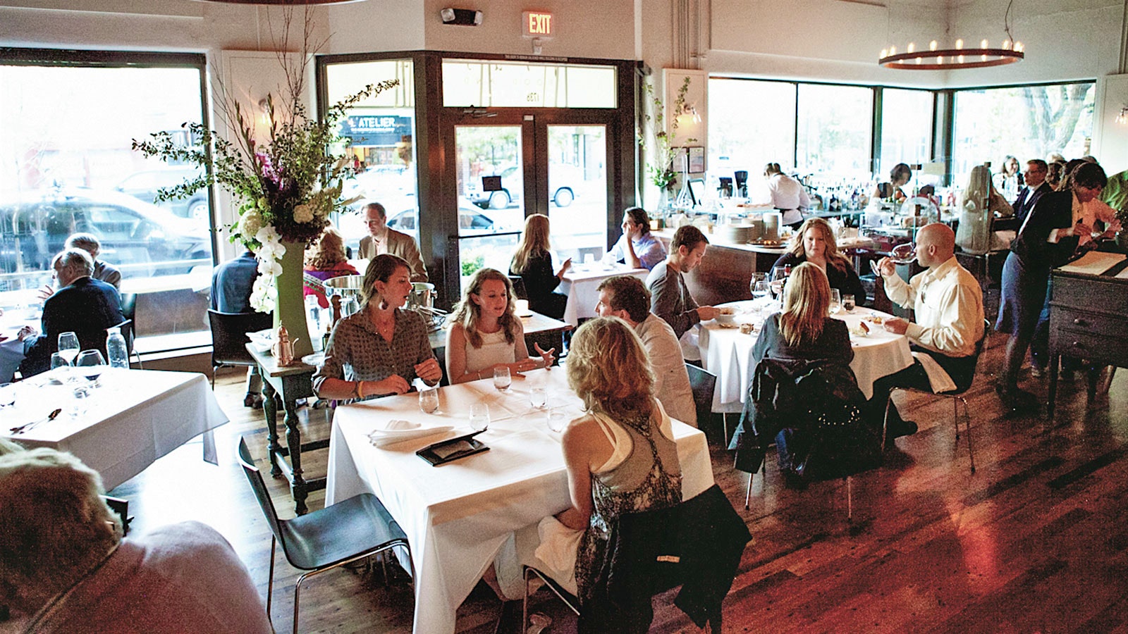 The dining room at Frasca Food & Wine